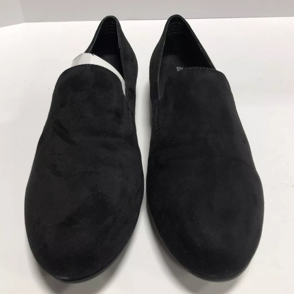 David Tate Women’s Lina, Black Suede Slip-On Loafers, Size 8 M - Picture 2 of 5